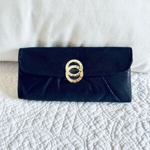 ❤️EXTRA 50% off! BVLGARI Elegant Black Clutch Makeup/ Perfume Bag NEW